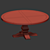 Rustic Salvaged Wood Dining Table 3D model small image 3