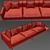 Dock Sofa: Modern 3DMax Design 3D model small image 3