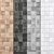 Heritage Play Wall Tiles - HD Multi-texture, Clay + Dark + Grey + Pearl 3D model small image 1