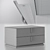 Ari Bedside Tables: Sleek and Functional 3D model small image 3