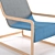 Modern Comfort: SWA Lounge Chair 3D model small image 2