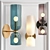 Loft-Concept Edie Sconce: Elegant Blue Lighting 3D model small image 1