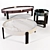 FormItalia Kean: Elegant Marble Coffee Tables 3D model small image 1