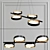 Elegant Brant 4 Pendant Light 3D model small image 1