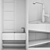 Sleek Bathroom Storage Solution 3D model small image 3