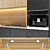 Versatile Kitchen Setup: Coffee Maker, Oven, Gas Range, Sink & Hood 3D model small image 2