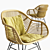 Sophia Arm Chair: Stylish & Durable 3D model small image 2