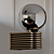 Elegant Hoxton Wall Sconce by Space Lighting 3D model small image 1
