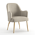  Beaufurn Bloom Armchair: Elegant, Comfortable, and Stylish 3D model small image 1