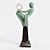 Enigme: Art Deco Femme Figural Lamp 3D model small image 2