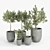 Neo Planter: Small, Sleek, Lead 3D model small image 2