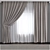 Mid Poly Corona Curtains 3D model small image 1