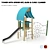 Nature's Spider Tower: Climber, Slide & Net 3D model small image 1