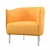 Modern Barrel Chair for Stylish Comfort 3D model small image 1