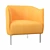 Modern Barrel Chair for Stylish Comfort 3D model small image 2