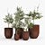 Rustic Neo Planters: Stylish and Functional 3D model small image 1