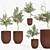 Rustic Neo Planters: Stylish and Functional 3D model small image 2