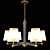 Elegant Charlotte 8 Chandelier 3D model small image 1