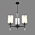  Elegant Crystal Jessica Chandelier 3D model small image 1