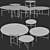 Elegant De Padova Sen Coffee Set 3D model small image 3