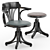 Revolving Kontor Armchair 523 3D model small image 1