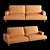 Luxury 7-Seater Sofa 3D model small image 1