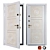 Bezha 6 Metal Entrance Door: Your Perfect Frame 3D model small image 1