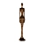 Elegant Giacometti Bronze Sculpture 3D model small image 1