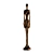 Elegant Giacometti Bronze Sculpture 3D model small image 2