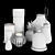 CORONA Decor Set: Stylish Décor in Premium Materials! 3D model small image 2