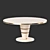 Elegant Round Dining Table 3D model small image 1