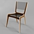 Modern Cord Chair: Sleek Design 3D model small image 1