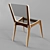 Modern Cord Chair: Sleek Design 3D model small image 2