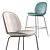 Elegant Gubi Beetle Bar Stool 3D model small image 1