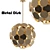 Modern Metal Disc Chandelier 3D model small image 1