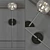 Modern Crystal Ball Wall Sconce 3D model small image 1