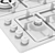Compact 4-Burner Frontal Control Wok Burner 3D model small image 3