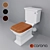 Imperial Redcliffe Close-Coupled Toilet 3D model small image 1