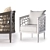 Dakota Barrel Chair: Sleek and Stylish Seating 3D model small image 3