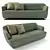 Elegant South-Kensington Sofa: Rodolfo Dordoni Design 3D model small image 1