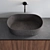 NOORTH Keel 60 | Medea Stone Basin and Walnut Vanity Unit 3D model small image 2