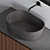 NOORTH Keel 60 | Medea Stone Basin and Walnut Vanity Unit 3D model small image 3