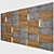  Modern Wall Panel Design 3D model small image 2