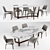 Elegant Dining Set: Poliform CONCORDE and SOPHIE 3D model small image 1