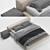 Kubrick Desiree Bed: Sleek and Stylish Slumber 3D model small image 2