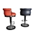 Elegant Floral Bar Stool 3D model small image 2