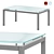 Modern Coffee Table Byblos 3D model small image 1