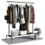 RIGGA Floor Hanger: Versatile Storage Solution 3D model small image 1