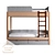 Brothers Bunk Bed: Iriska's Quality Sleep Solution 3D model small image 2