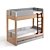 Brothers Bunk Bed: Iriska's Quality Sleep Solution 3D model small image 7